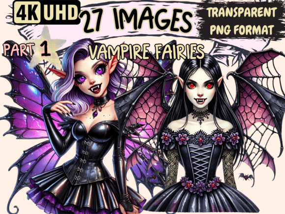 Download Vampire Fairies Clipart P1 - Vampire Collection