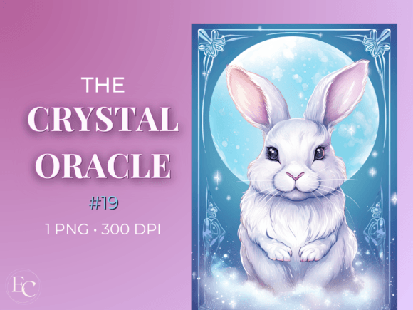 Download Winter Rabbit Oracle Card Sublimation - Premium Resources