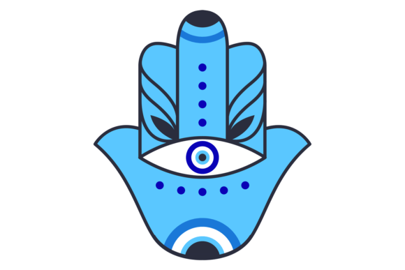 Download Hand with Eye Symbol. Tribal Oracle Myst - Premium Resources